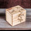  Boîte décorative en bois faite à la main