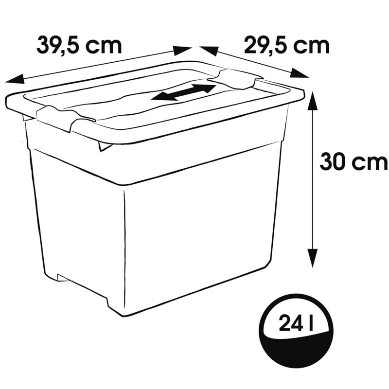 Keeeper Plastic Storage Bag, Clear