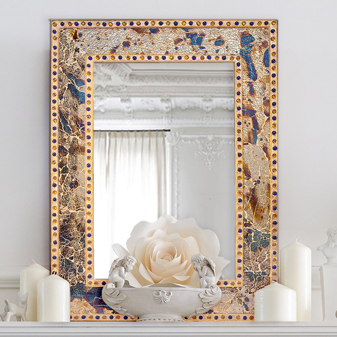 Miroir d'appoint Dederang, Doré
