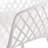 Poppy Chair Outdoor - White, Weather , With Elegant Mesh Pattern In White To Weather, Strong Frame And Design-1194567269