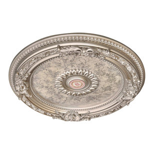 Petite médaillon de plafond rond champagne