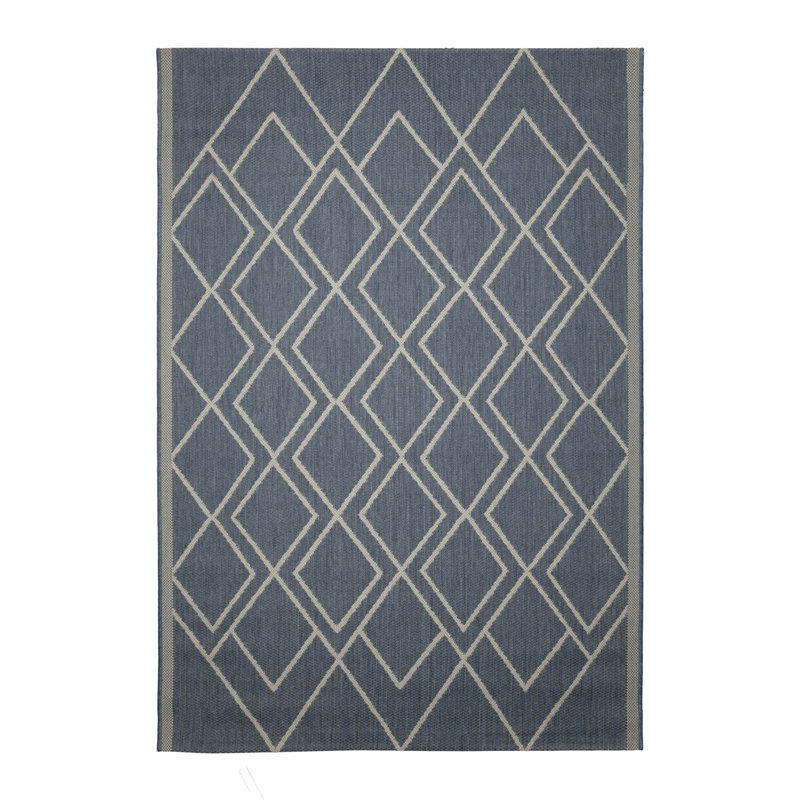 Demarcio Rectangle Geometric Dhurrie Indoor / Outdoor Area Rug, Rectangle 10' x 14'2"