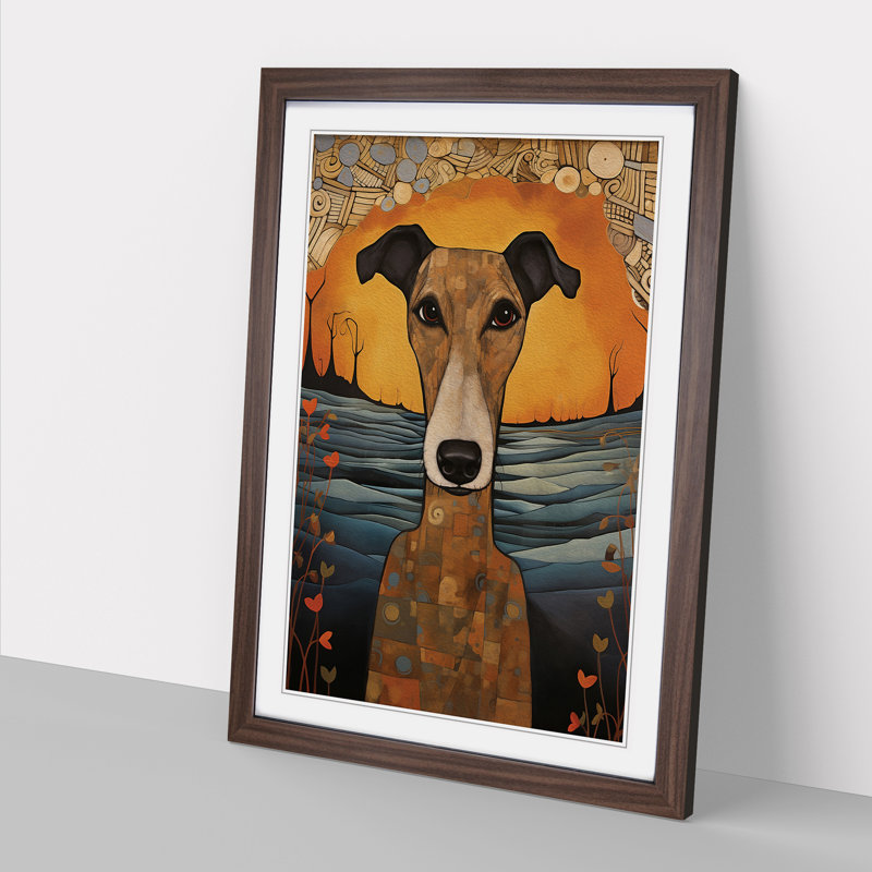 Greyhound Symbolism No.2 - Framed Print