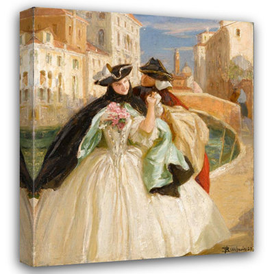 «Venice Carnival» par Vittorio Emanuele Bressanin - Art mural sur toile tendue avec châssis