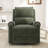 Ambria Manual Massage Recliner Chair With Swivel, Rocking, And Storage Pocket-118964618