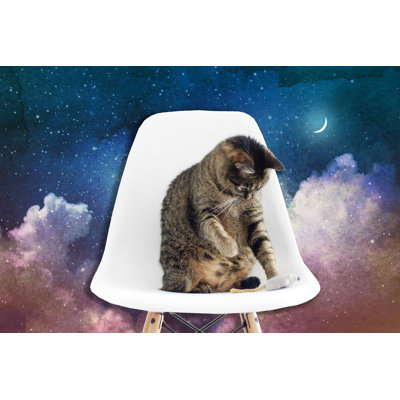Ensley Removable Watercolor Universe Filled Stars Moon Wall Mural -  Ebern Designs, E1B3D76457E44AA0903D318051F9458C