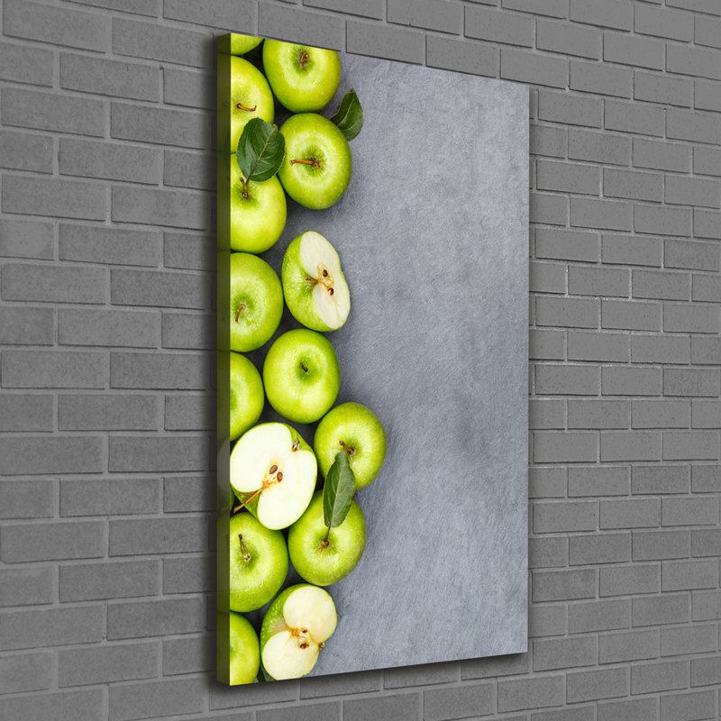 Broxton Green Apples - Wrapped Canvas Print