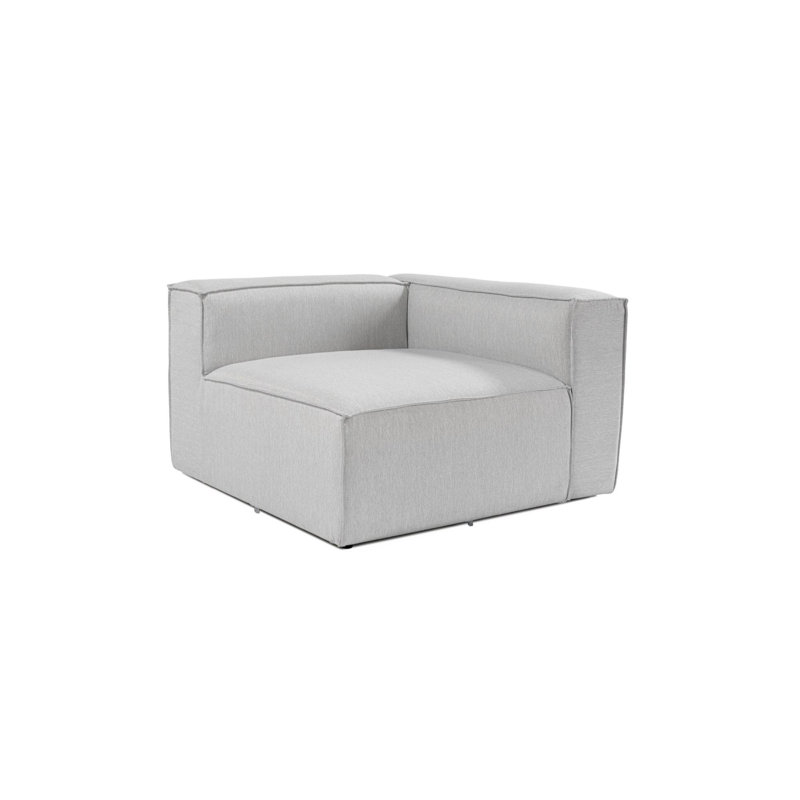 Allyssia Upholstered Accent Chair, Light Grey