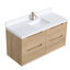 Meuble-lavabo mural avec lavabo et tiroirs-2043906185