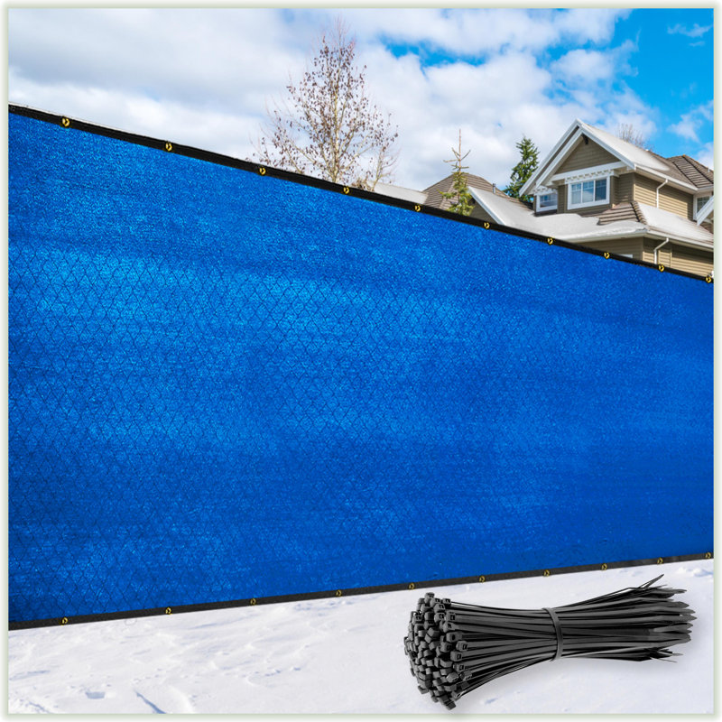 Écran d'intimité et housse en tissu Color Tree - Protection de clôture extérieure durable, résistante aux rayons UV, facile à installer