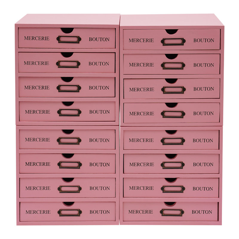 Unité de tiroir de bureau Hadumoth, Rose