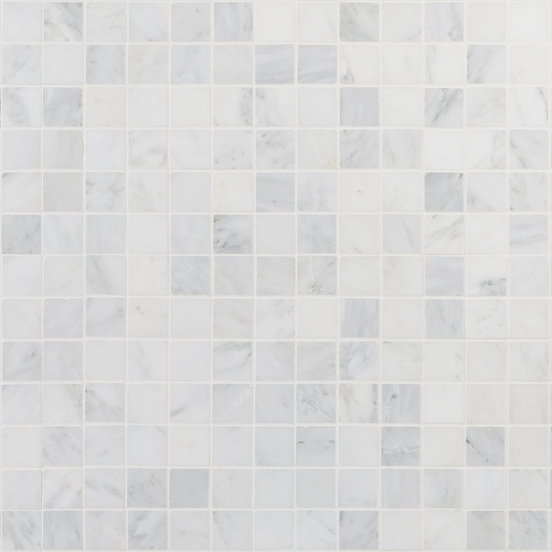 Oriental 2" x 2" Marble Grid Mosaic Wall & Floor Tile