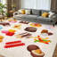 Tapis d'intérieur transparent, lavable à la machine, à motifs de desserts sucrés populaires-2056015106