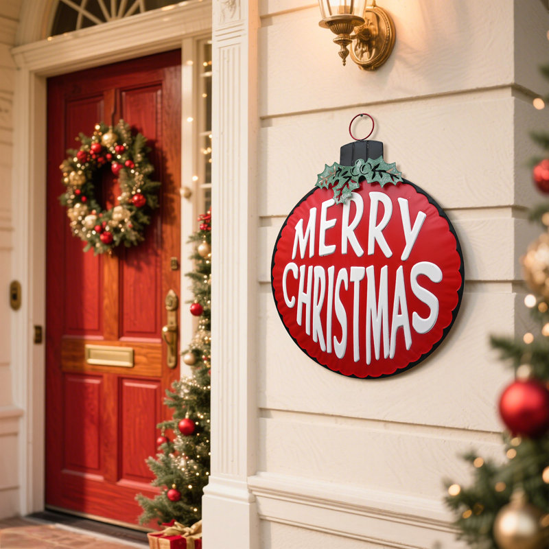   Grande affiche murale 23 po Merry Christmas