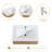 Katheryne 30 " W Freestanding Standard 1 Single Vanity Bathroom Vanity With Ceramic Top-244419588