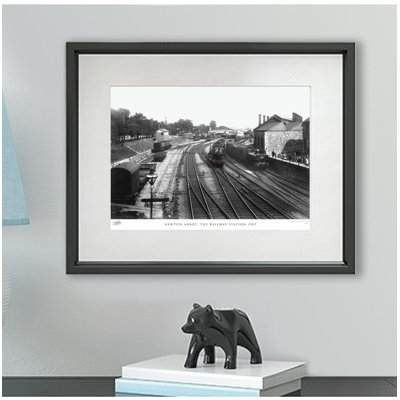 Newton Abbot, The Railway Station 1907 by Francis Frith - Single Picture Frame Print