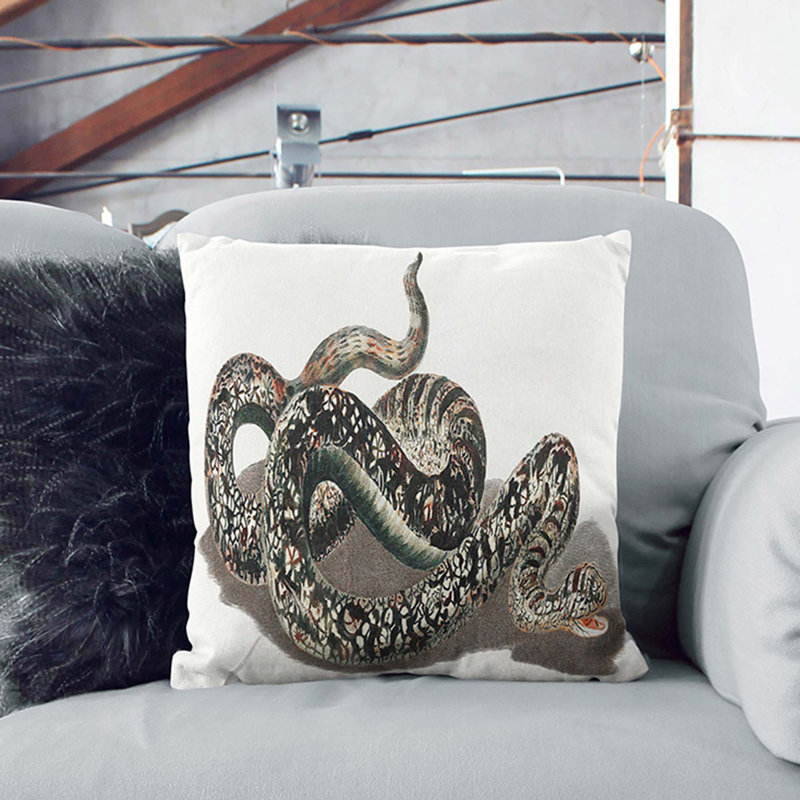 Square Throw Cushion, 55cm H x 55cm W x 20cm D