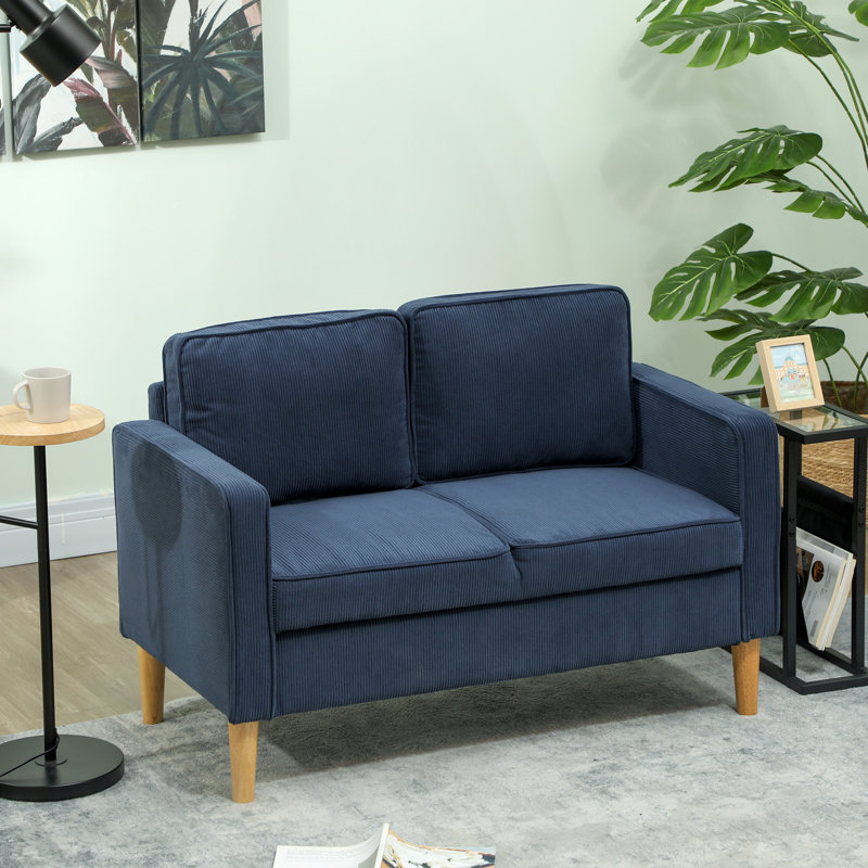 Audriauna 2 Seater Loveseat, Blue