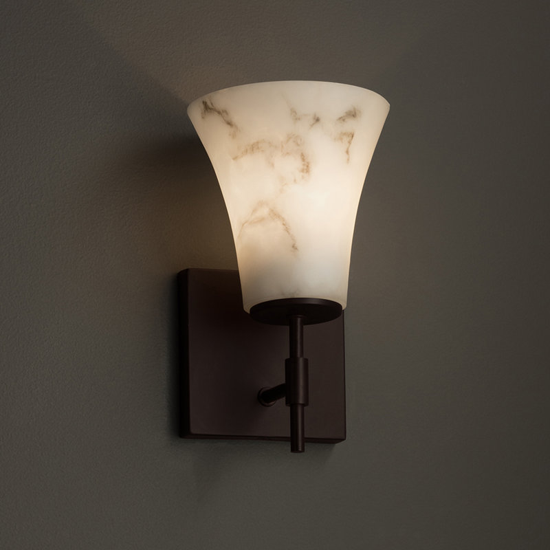 Kofi Armed Sconce, Brushed Nickel, No