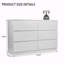 Modern Dresser for Bedroom with Spacious Countertop-460691543