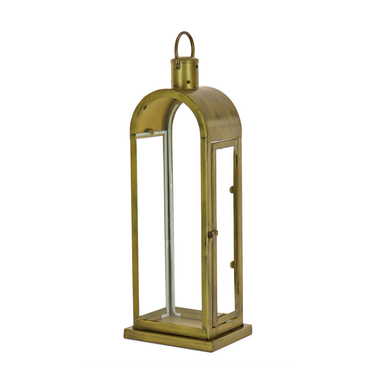 Tabletop Lantern, 21.7" H x 5.9" W x 7.9" D