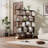 62" H Geometric Bookcase S-shaped 5-tier Room Divider-663637666