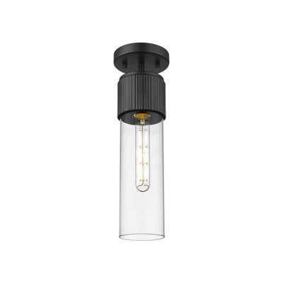 Mailani Glass Semi Flush Mount