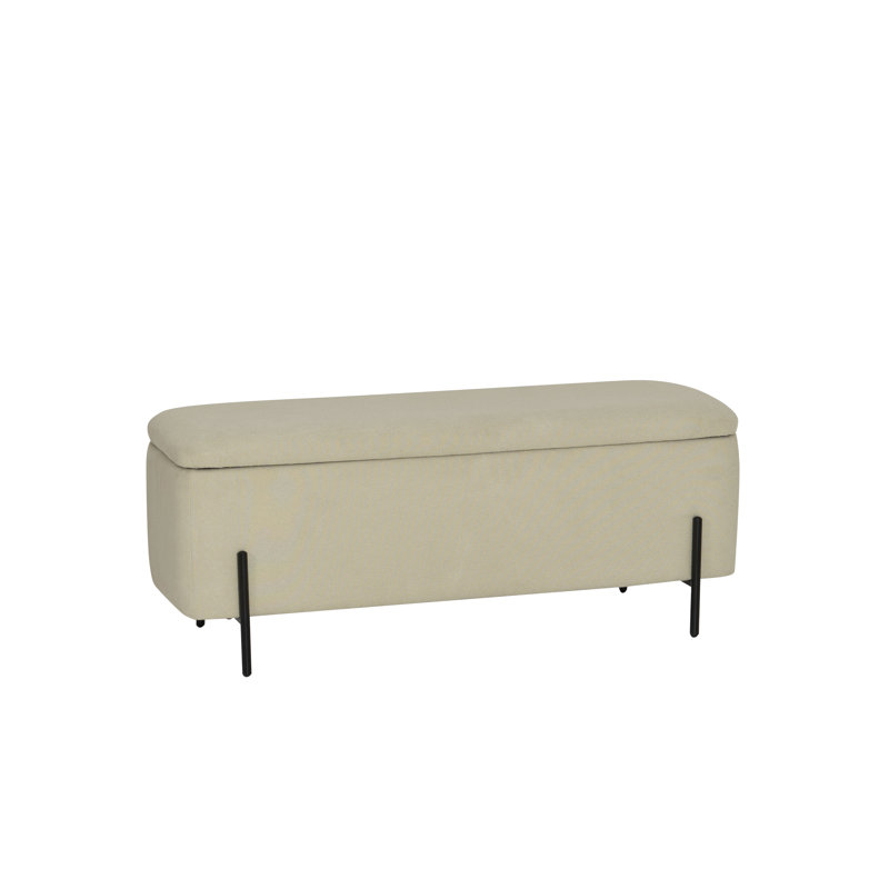 MacLaren Upholstered Storage Bench, Green