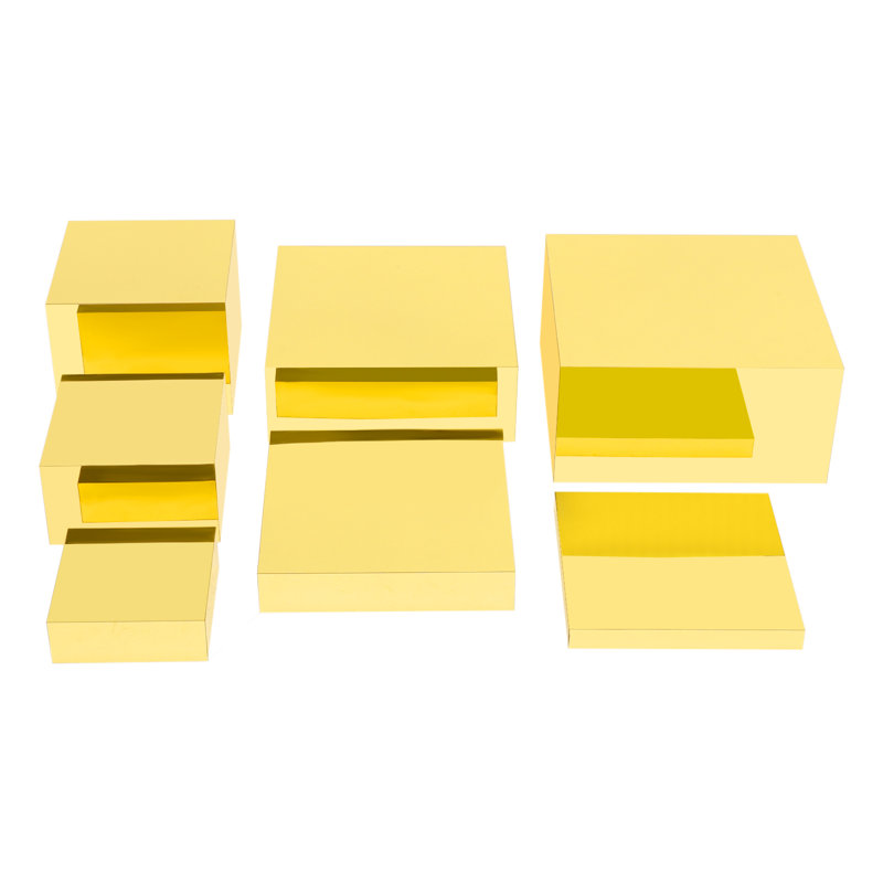 Ensemble de risers en acrylique 7 pièces, Gold