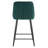 Hallberg Upholstered Velvet Counter Stool with Iron Frame-1563449097