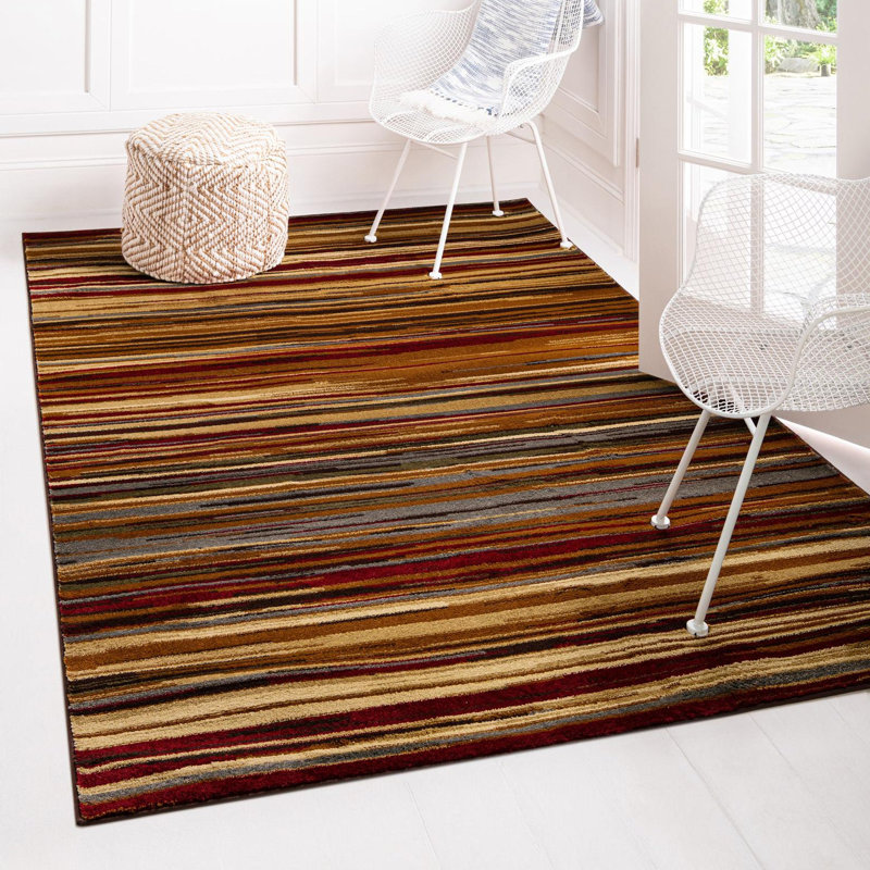Tapis beige Ivetta, Rectangle 5 pi 3 po x 7 pi 1 po