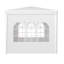 Auvent de mariage 10 pi x 10 pi pour tente de mariage d'extérieur robuste + 4 murs amovibles, bleu-113577965