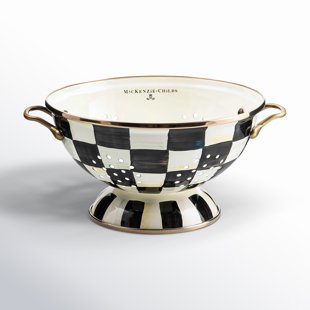 MacKenzie Childs Large Colander