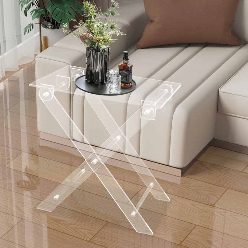 Foldable Acrylic Computer Stand / Portable Coffee Table