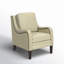 Fauteuil en cuir véritable l 27,56 po Amberlie-95384507