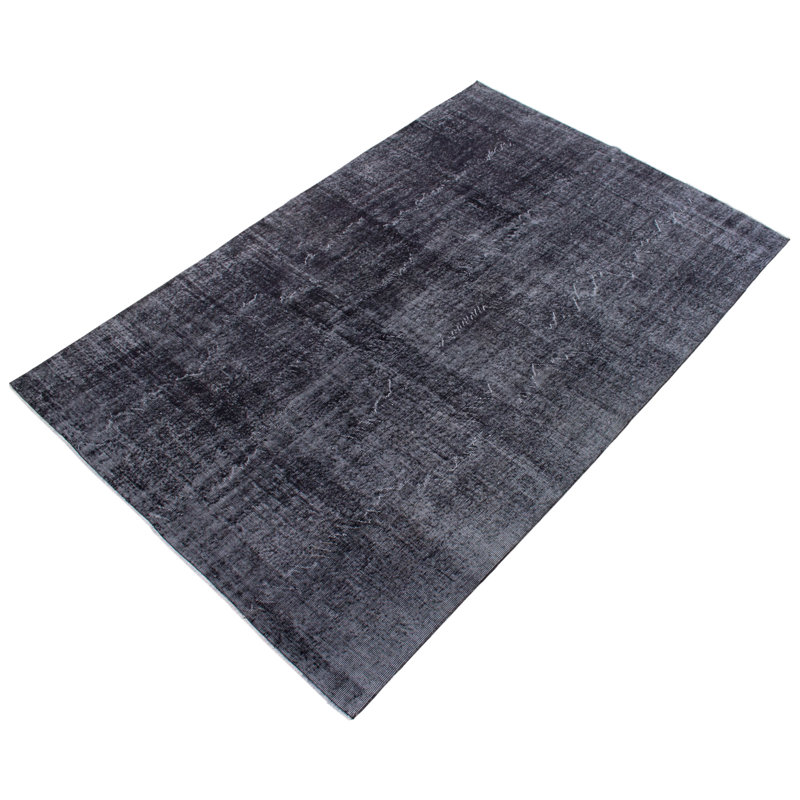 Tapis noir à transition de couleur 6 pi 9 po x 10 pi 4 po