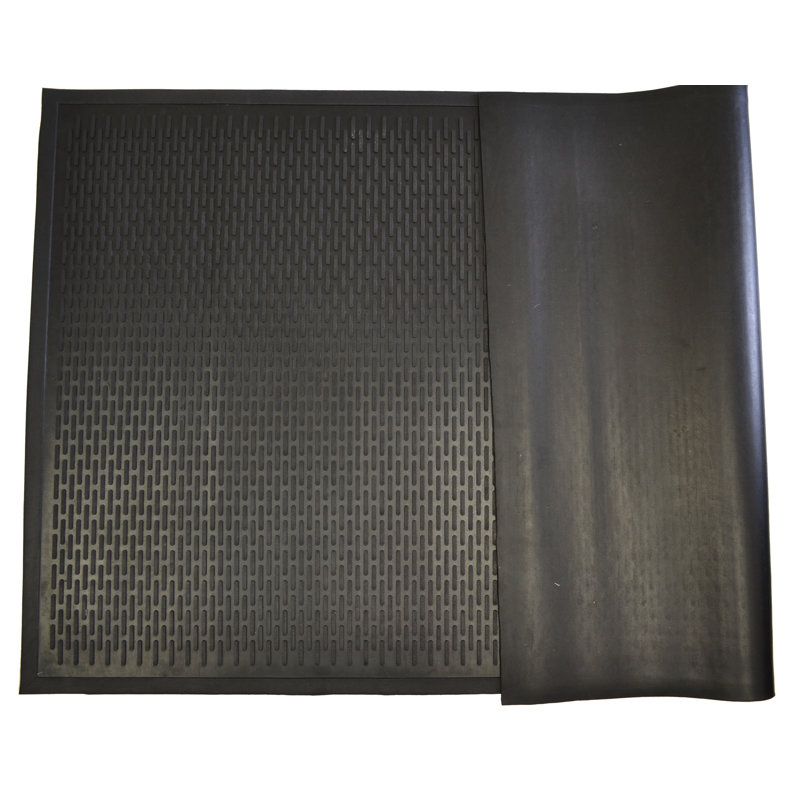 Radéchireur de caoutchouc 15,75 po x 59 po tapis de porte extérieur antidérapant