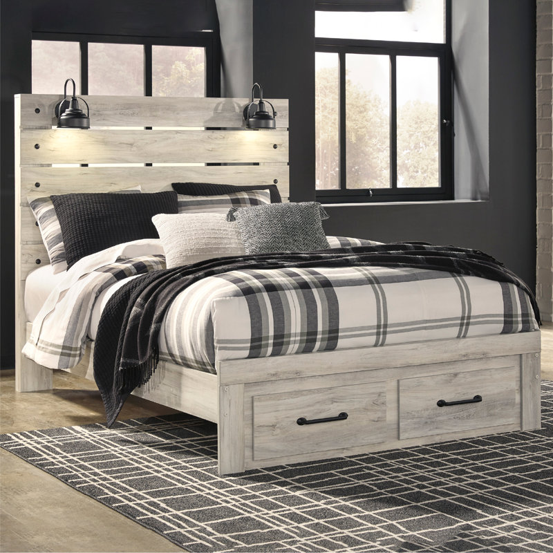 Kalayiah Slat Storage Bed, Queen