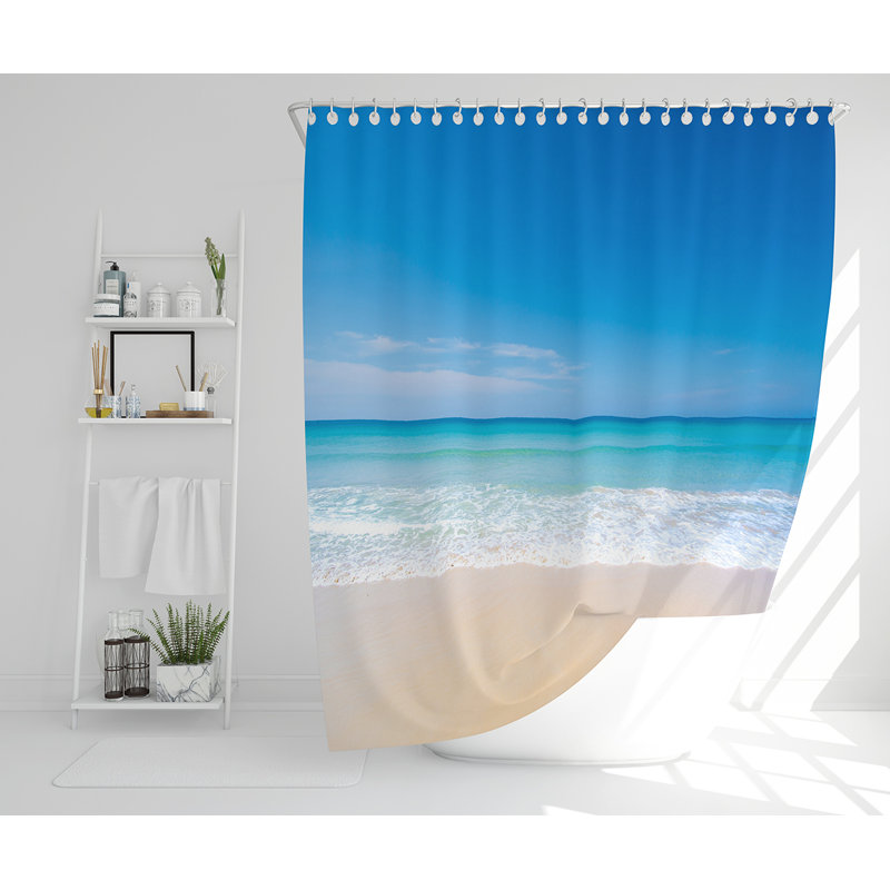 Elizabete 13 Piece Polyester Shower Curtain Set