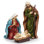 Grand ensemble de 3 pièces de la crèche de Noël avec la Sainte Famille