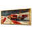 Toile avec cadre flottant or