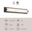 Charleston 24-in Black dimmable LED Bathroom Vanity Light-1074353313