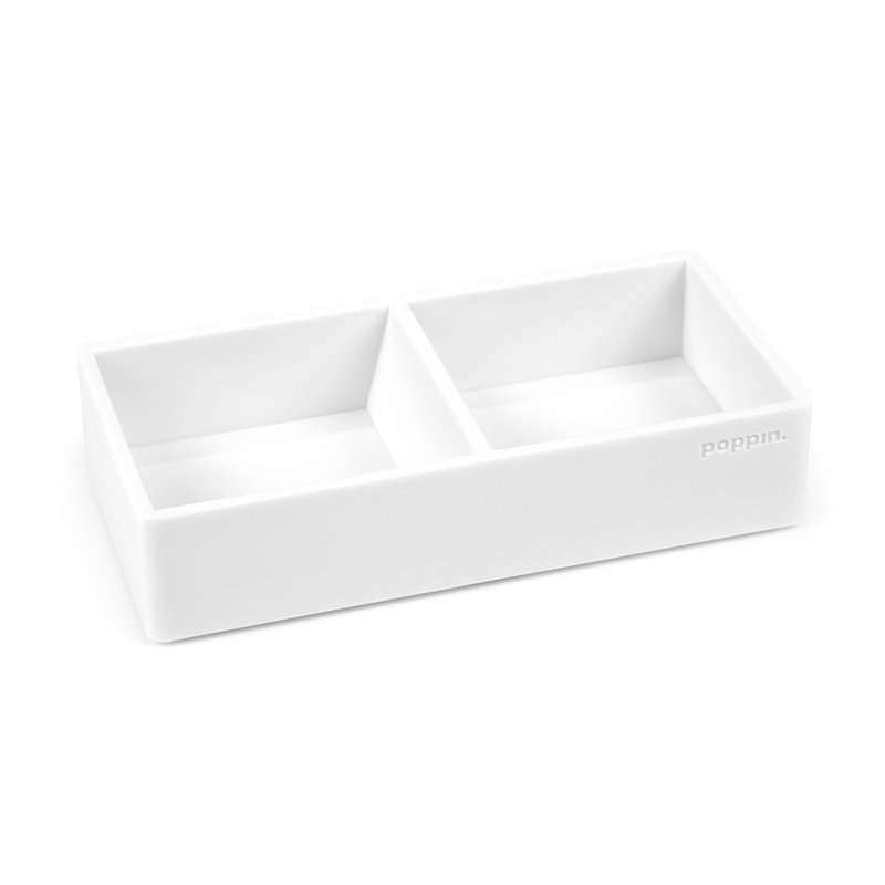 Silicone Desk Organizer, White