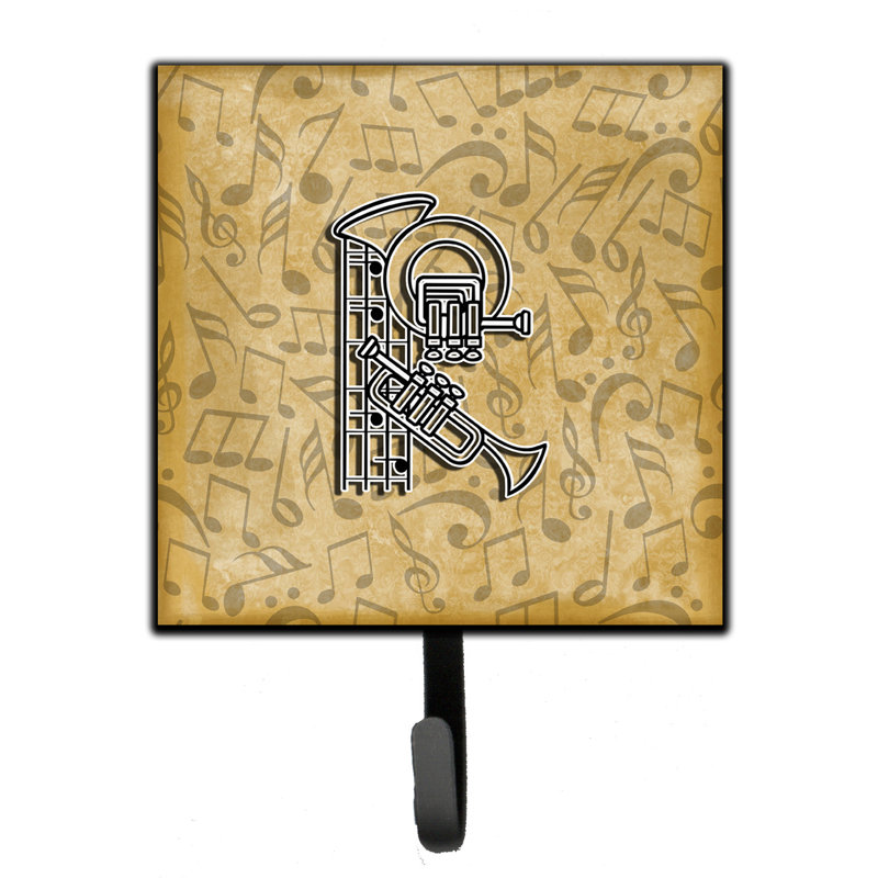 Porte-garde-bûche et crochet mural musical instrument, R