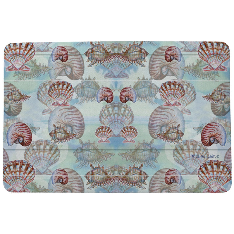 Alaina Non-Slip Indoor / Outdoor Doormat, Rectangle 1'6" x 2'2"