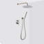 Metro 2-Way Pressure Balance Trim Complete Shower Set - Wall Mount - 12" Brass-488609793