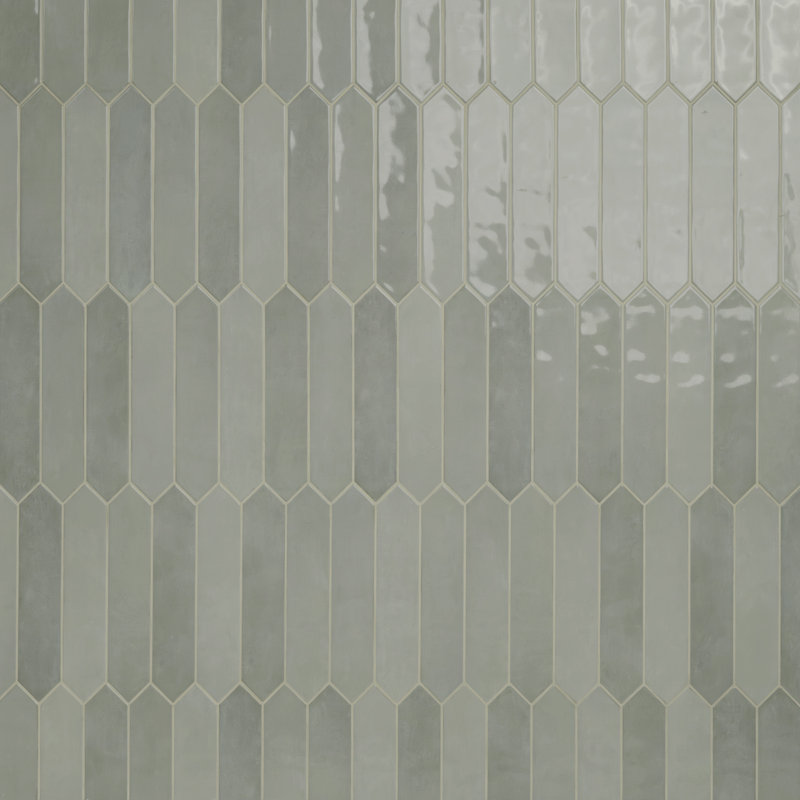MSI Renzo Glossy Ceramic Picket Wall Tile, Jade