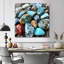 Ethnique turquoise, composition de pierres spirituelles-19777952-19777957