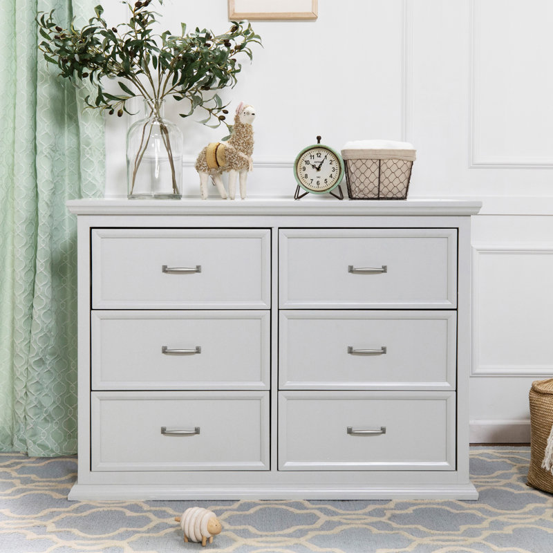 Foothill 6 Drawer Dresser, Cloud Gray