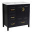 Bathroom Vanity with Sink, One Cabinet with Soft-closing Doors and 4 Soft-Closing Drawers-1892825900